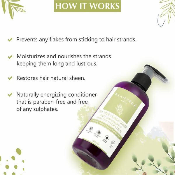 Glamveda Anti Dandruff & Healthy Hydration Tea Tree Conditioner