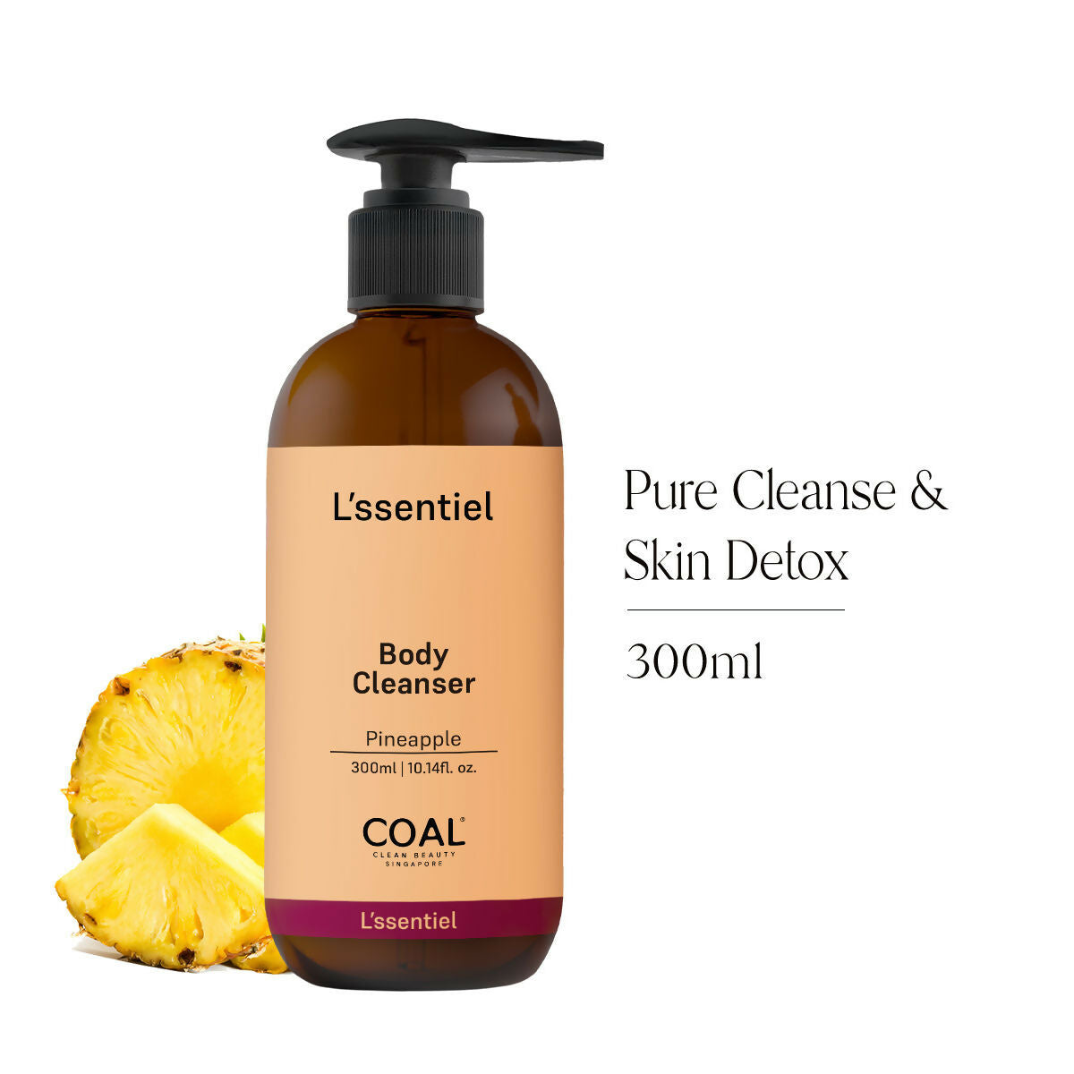Coal Clean Beauty Pineapple Shower Gel