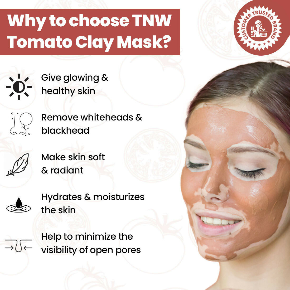 The Natural Wash Tomato Clay Face Mask