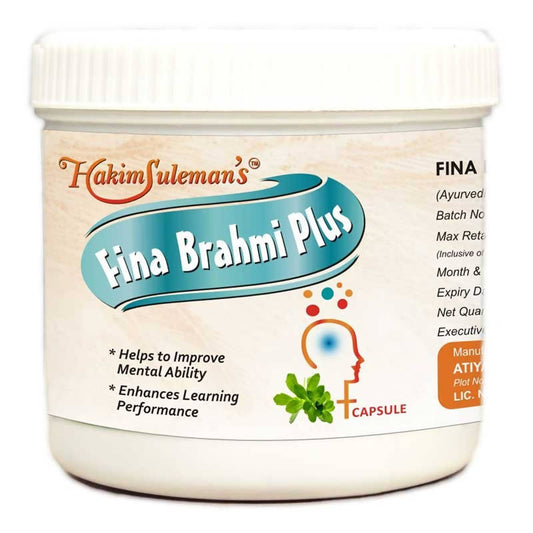 Buy Hakim Suleman's Fina Brahmi Plus Capsules from DrMediCart, Ship from India to USA