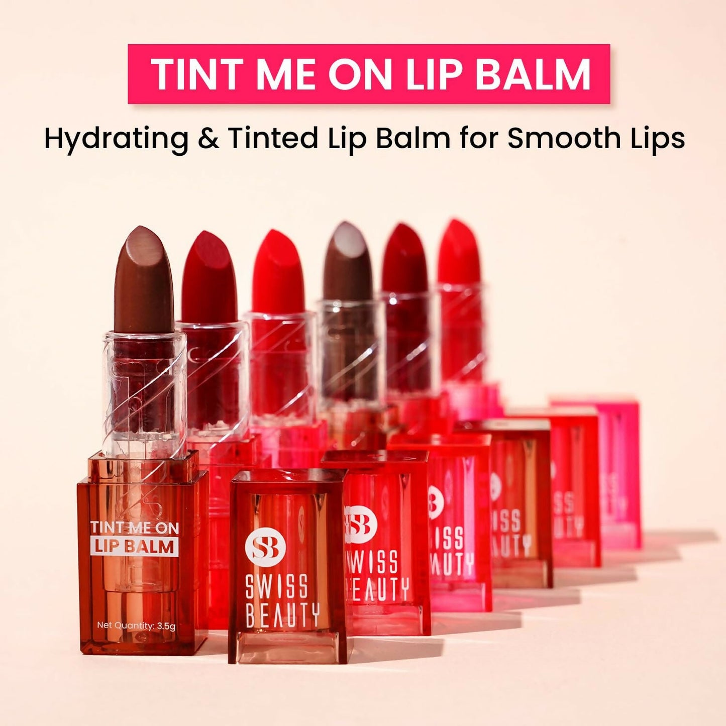 Swiss Beauty Tint Me On Lip Balm - Mauve Muffin