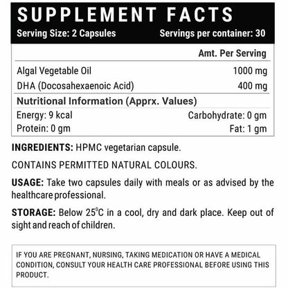 Inlife Vegetarian DHA Capsules