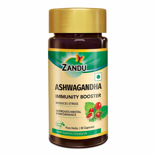 Buy Zandu Ashwagandha Immunity Booster Capsules from DrMediCart, Ship from India to USA