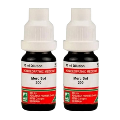Adel Homeopathy Merc Sol Dilution