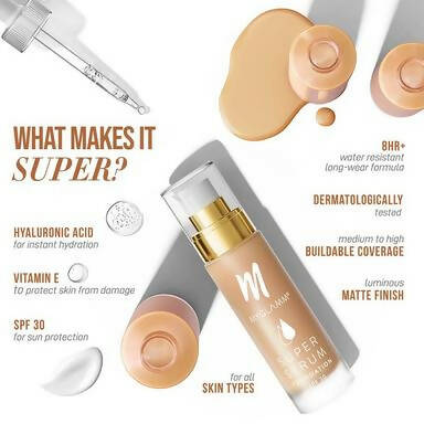 MyGlamm Super Serum Foundation - 102N Lightful
