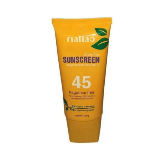 Buy Maliao Professional Green Tea Sunscreen Lotion SPF 45 from DrMediCart, Ship from India to USA