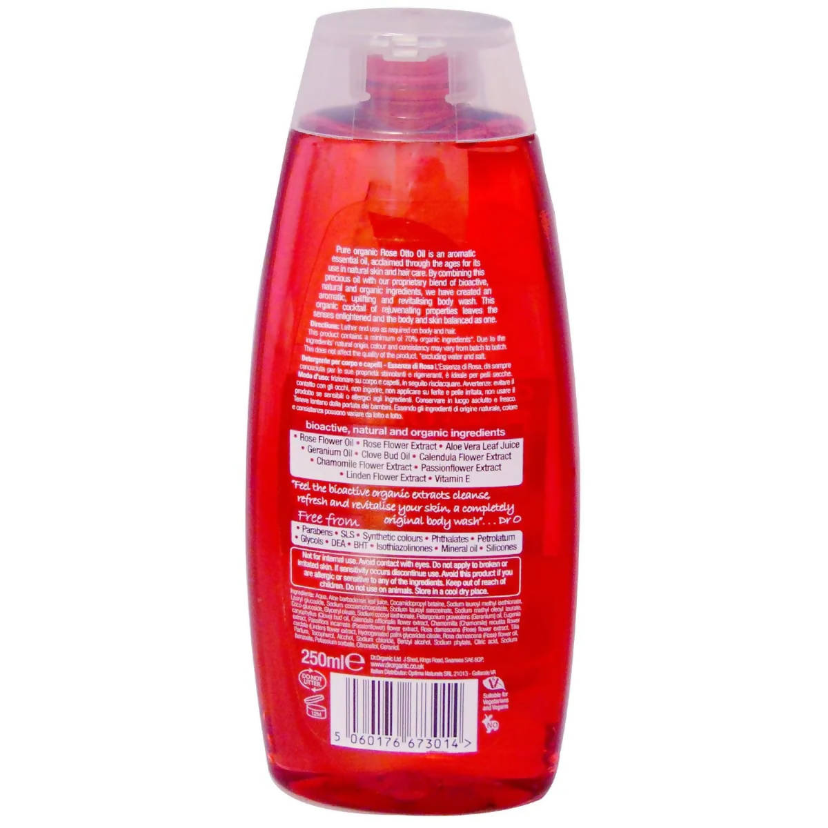 Dr.Organic Rose Otto Body Wash - DrMediCart