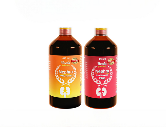 Uveda Naturals Nephro Panchamrit and Nephro Panchamrit Plus Sugar Free Combination