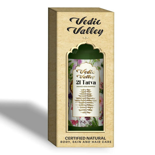 Buy Vedic Valley 21 Tatva Brewed Herbal Shampoo from DrMediCart, Ship from India to USA