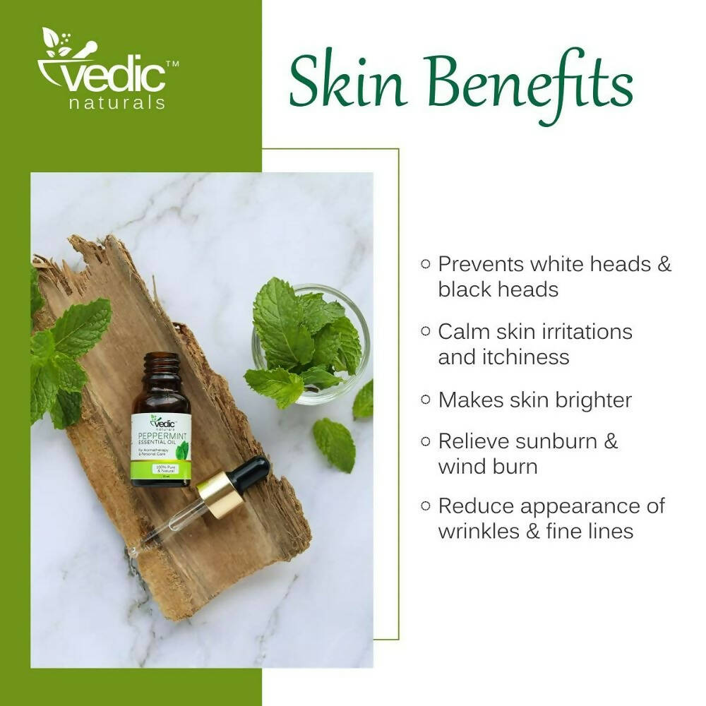 Vedic Naturals Peppermint Essential Oil - Drmedicart