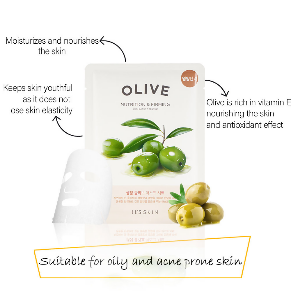 It's Skin The Fresh Olive Mask Sheet