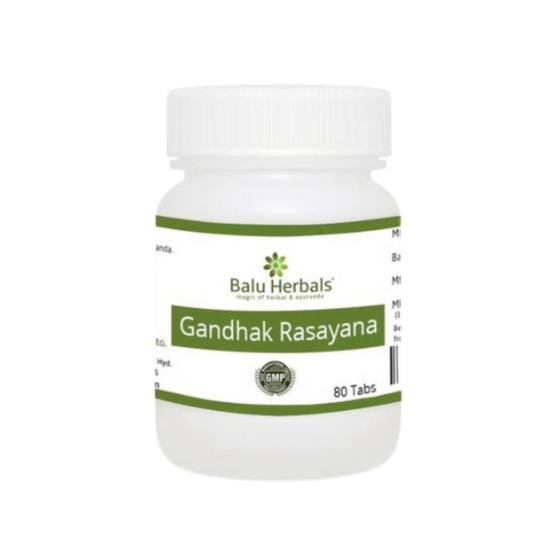 Balu Herbals Gandhak Rasayana Tablets