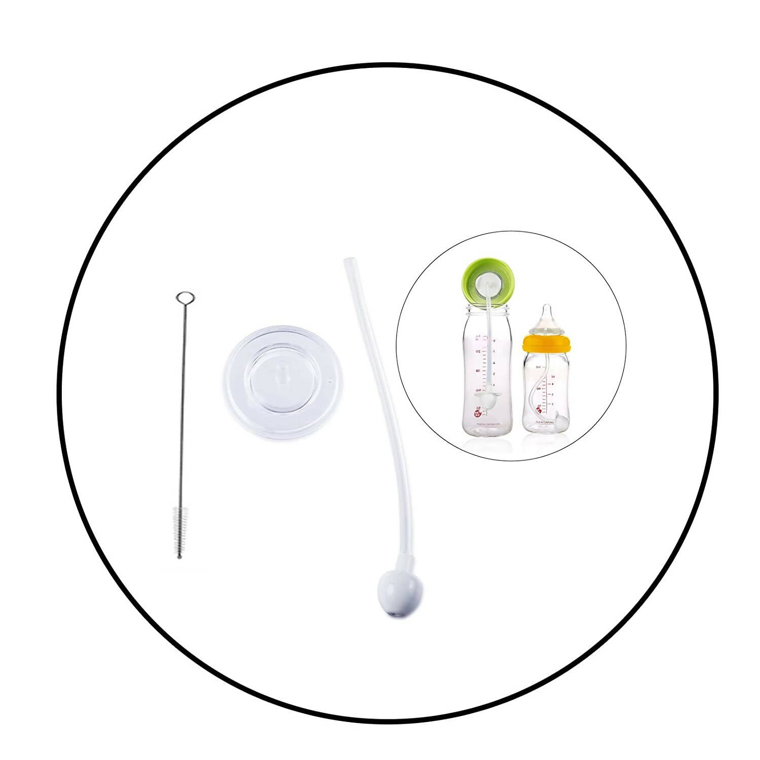Safe-O-Kid Drinking Straw for Kids for Drinking Training at Home 4.5Cm