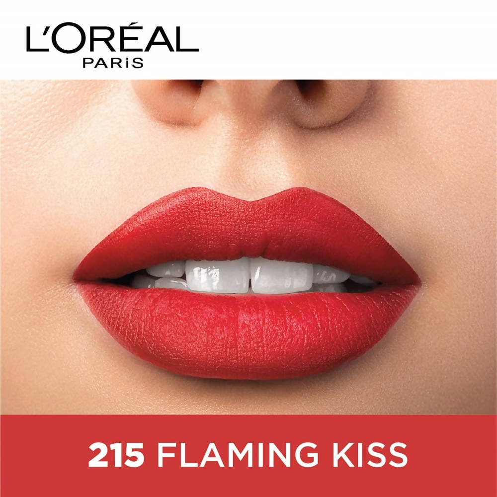 L'Oreal Paris Color Riche Moist Matte Limited Edition Swarovski Lipstick - 215 Flaming Kiss - DrMediCart
