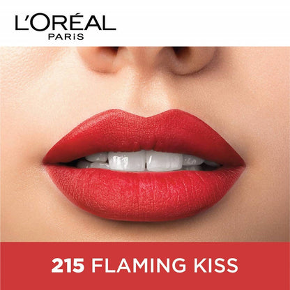 L'Oreal Paris Color Riche Moist Matte Limited Edition Swarovski Lipstick - 215 Flaming Kiss - DrMediCart