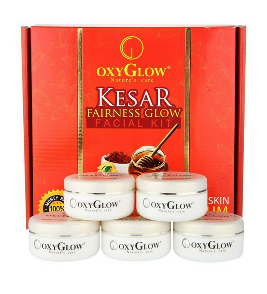 Oxyglow Herbals Kesar Fairness Glow Facial Kit