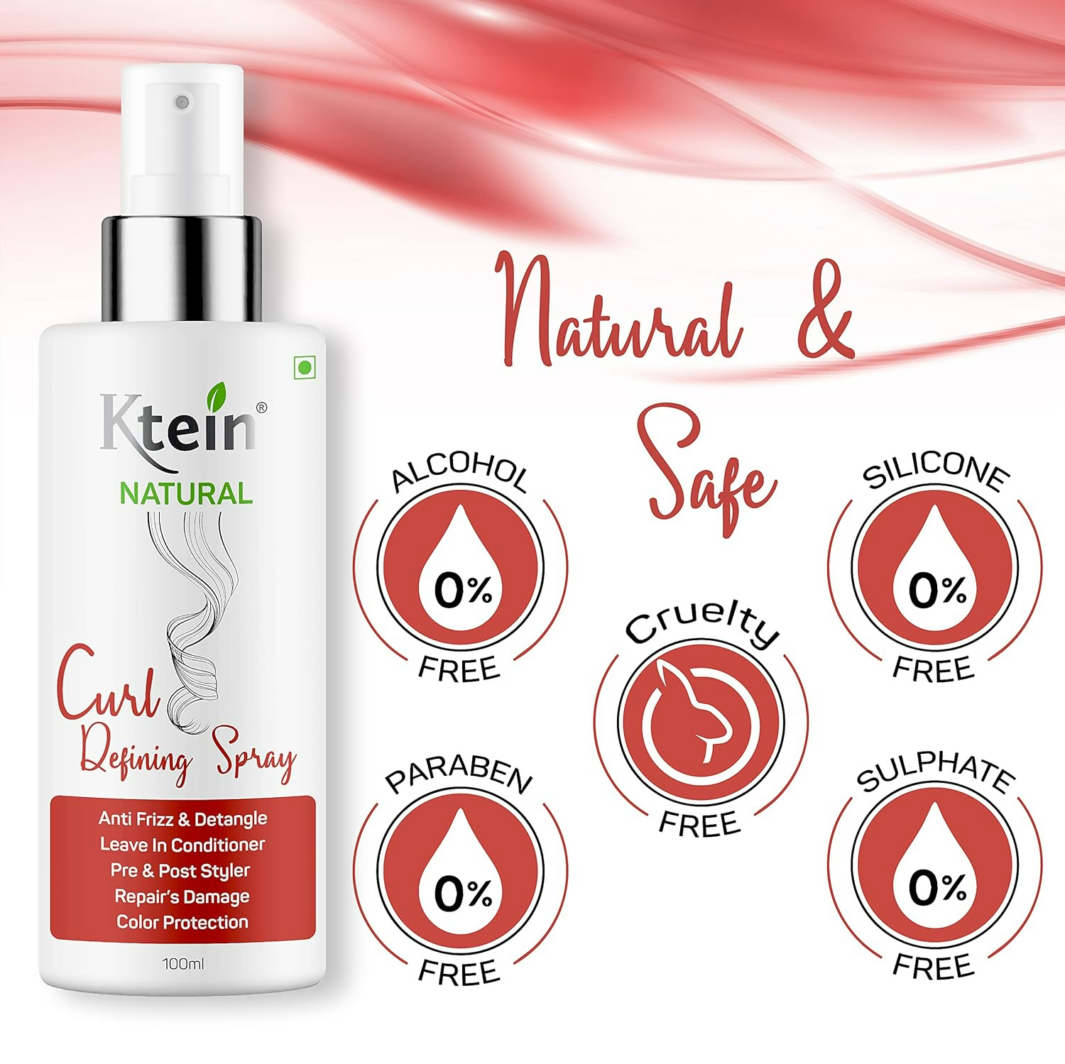 Ktein Natural Curl Defining Spray