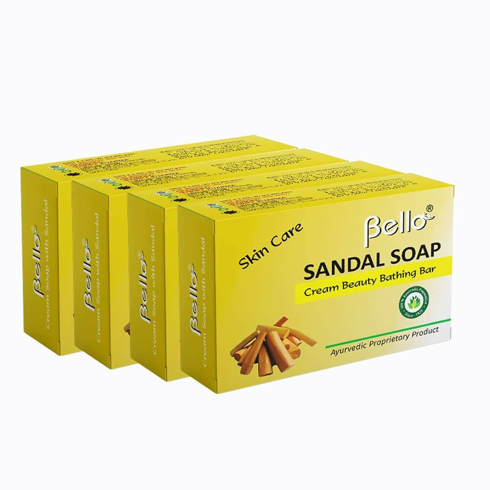 Buy Bello Herbals Sandal Soap Cream Beauty Bathing Bar from DrMediCart, Ship from India to USA