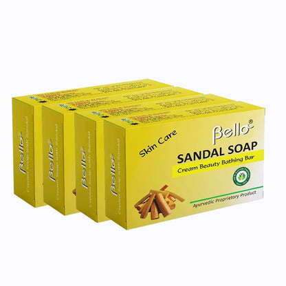 Buy Bello Herbals Sandal Soap Cream Beauty Bathing Bar from DrMediCart, Ship from India to USA