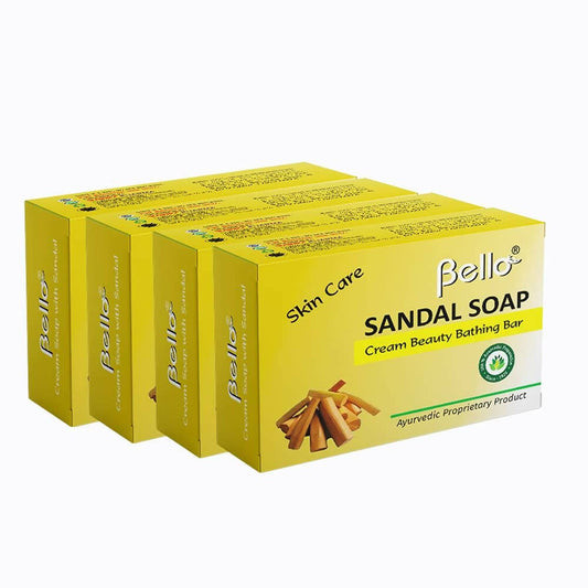 Buy Bello Herbals Sandal Soap Cream Beauty Bathing Bar from DrMediCart, Ship from India to USA