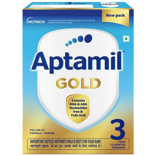 Buy Aptamil Gold Follow-Up Formula Stage 3 Powder (From 12 Months Onwards) from DrMediCart, Ship from India to USA
