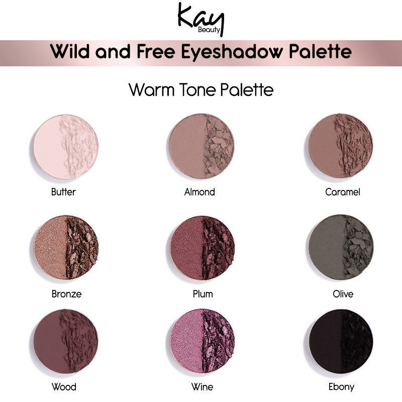 Kay Beauty By Katrina Kaif Eyeshadow Palette - Wild and Free