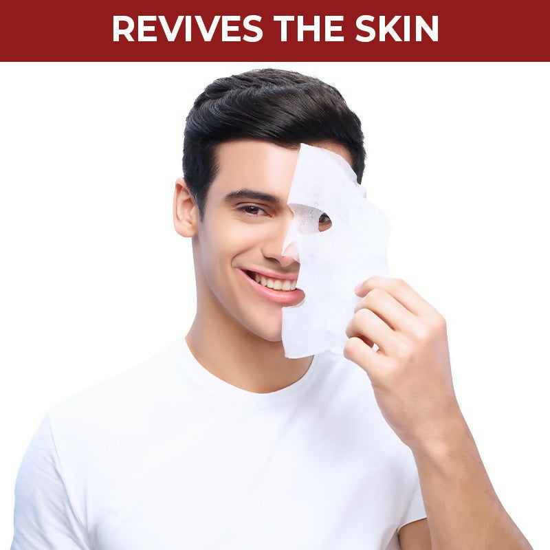 Nykaa Skin Secrets Exotic Indulgence Strawberry + Argan Oil Sheet Mask For Blemish - Free Skin - Drmedicart