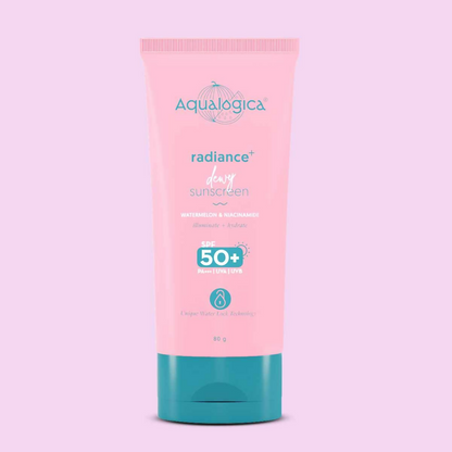 Aqualogica Radiance+ Dewy Lightweight Sunscreen Gel SPF 50+ PA+++