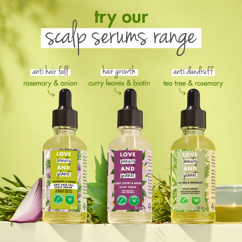Love Beauty And Planet Onion & Rosemary Anti Hairfall Scalp Serum