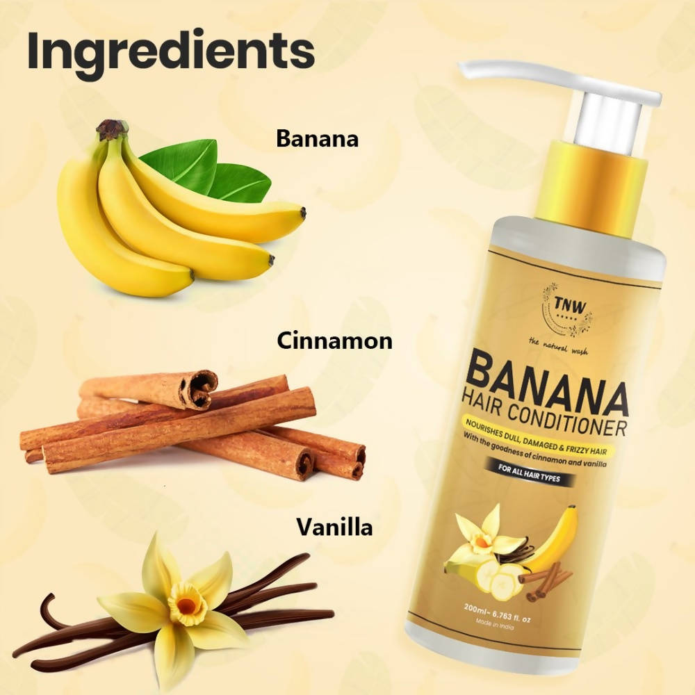 Buy The Natural Wash Banana Hair Conditioner from DrMediCart, Ship from India to USA