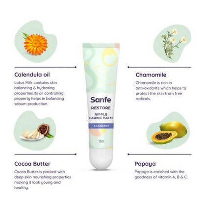 Sanfe Restore Nipple Caring Balm (Acaiberry)
