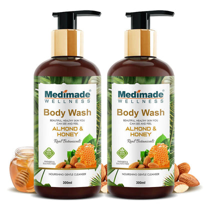 Medimade Wellness Almond & Honey Body Wash - DrMediCart
