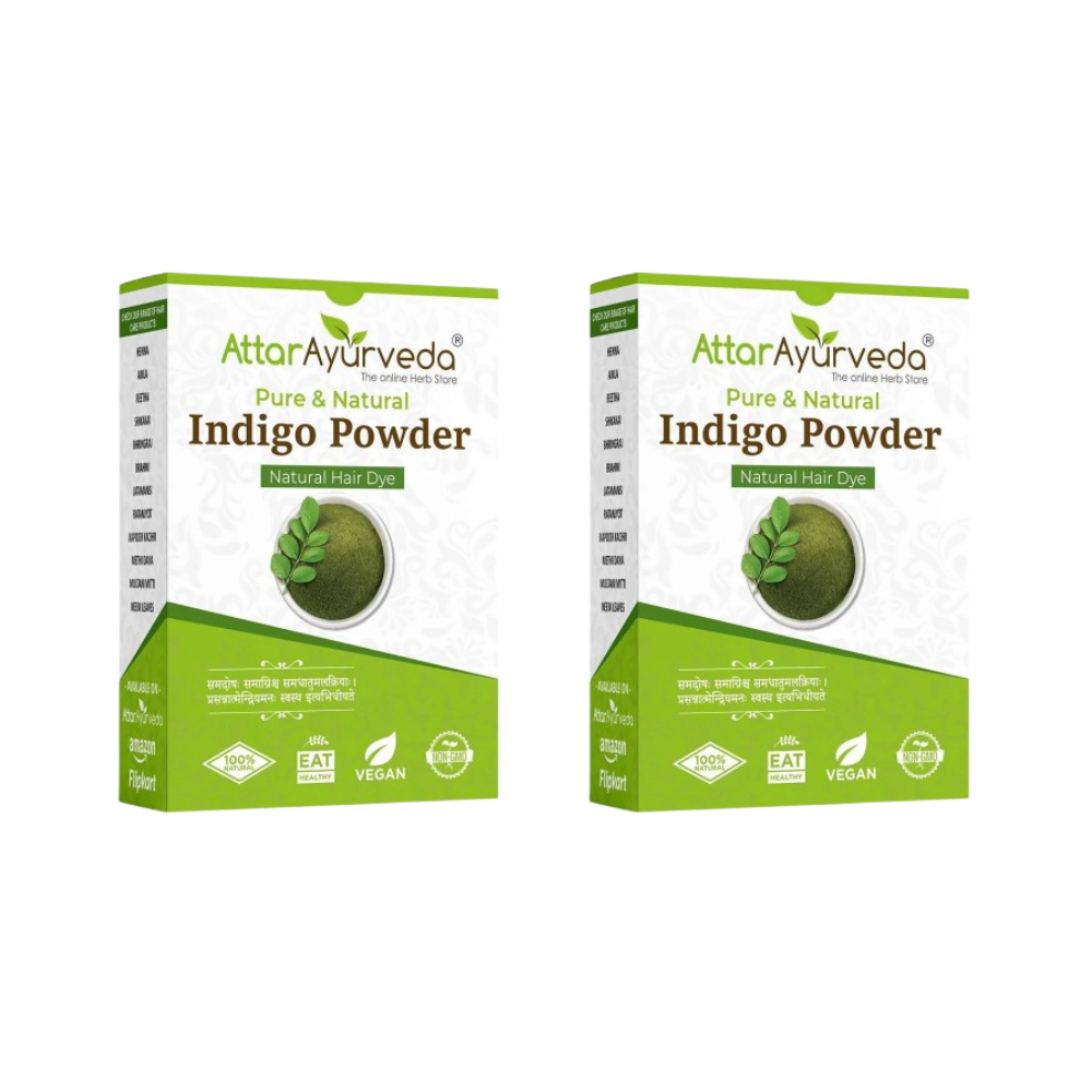 Attar Ayurveda Pure & Natural Indigo Powder - Natural Hair Dye