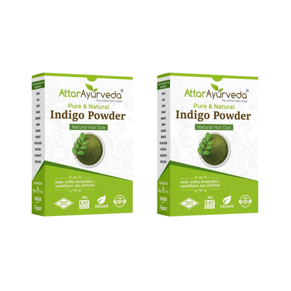 Attar Ayurveda Pure & Natural Indigo Powder - Natural Hair Dye