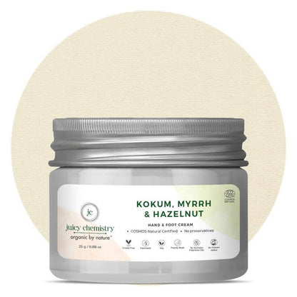 Juicy Chemistry Kokum, Myrrh & Hazelnut Hand & Foot Cream