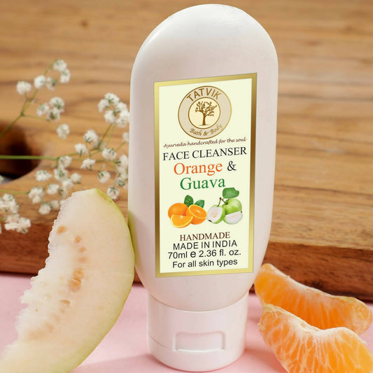Buy Tatvik Ayurveda Orange & Guava Face Cleanser from DrMediCart, Ship from India to USA