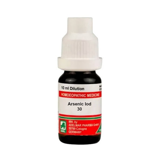 Buy Adel Homeopathy Arsenic Iod Dilution 10 ml from DrMediCart, Ship from India to USA
