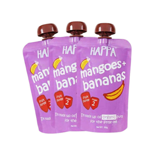 Happa Organic Food for Little one, Fruit Puree (Mango+Banana)