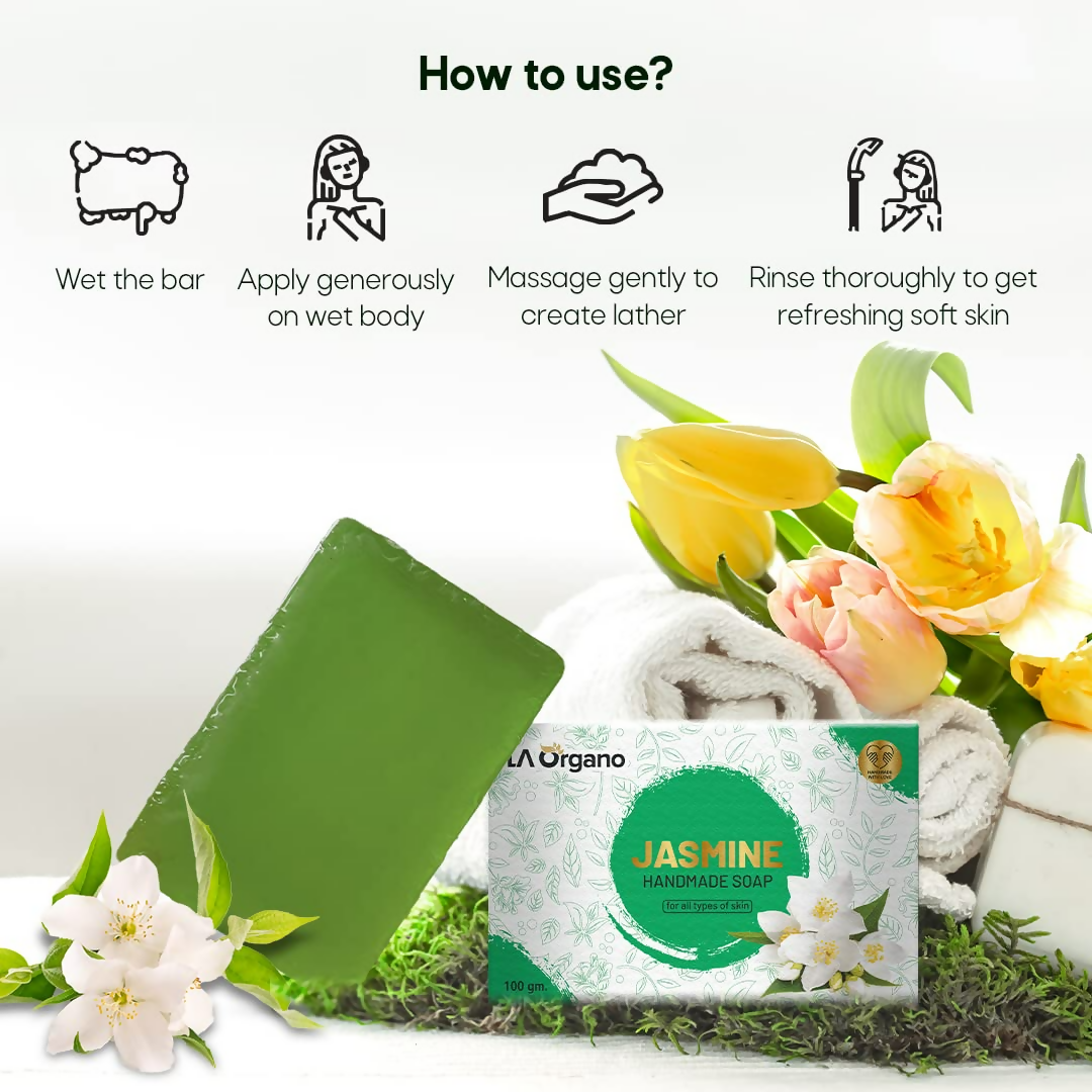 Buy LA Organo Handmade Jasmine Bathing Soap from DrMediCart, Ship from India to USA