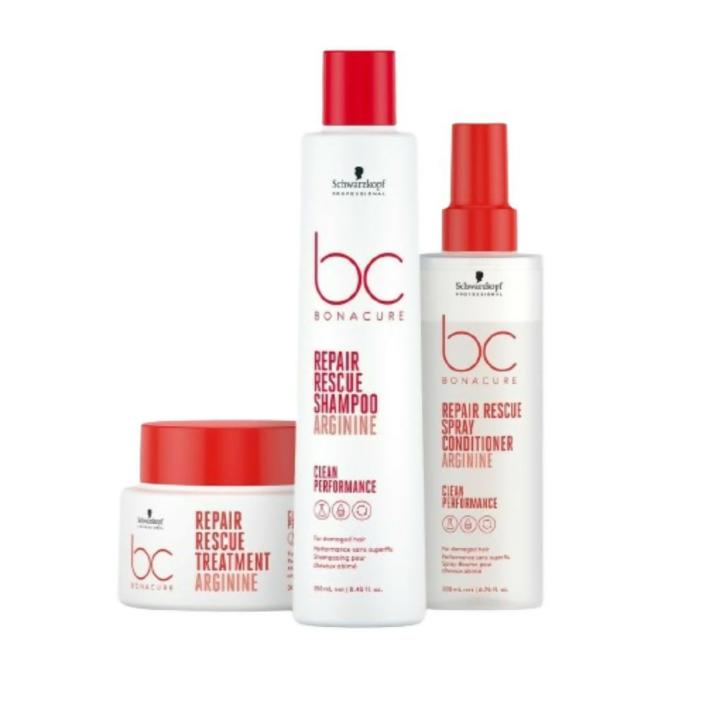 Schwarzkopf Professional Bc Peptide Repair Rescue Micellar Clean Combo (Red) - Drmedicart