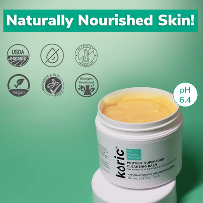 Koric Naturally Nourishing Protein+ Superfood Cleansing Balm