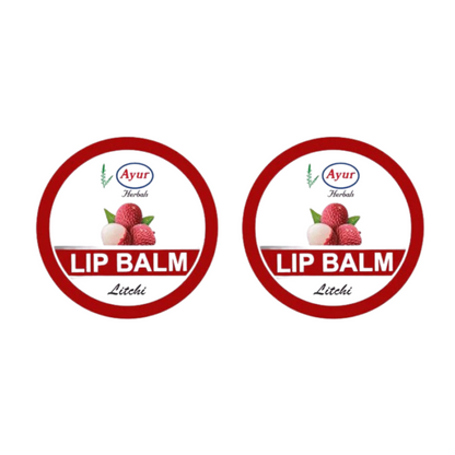 Ayur Herbals Litchi Lip Balm