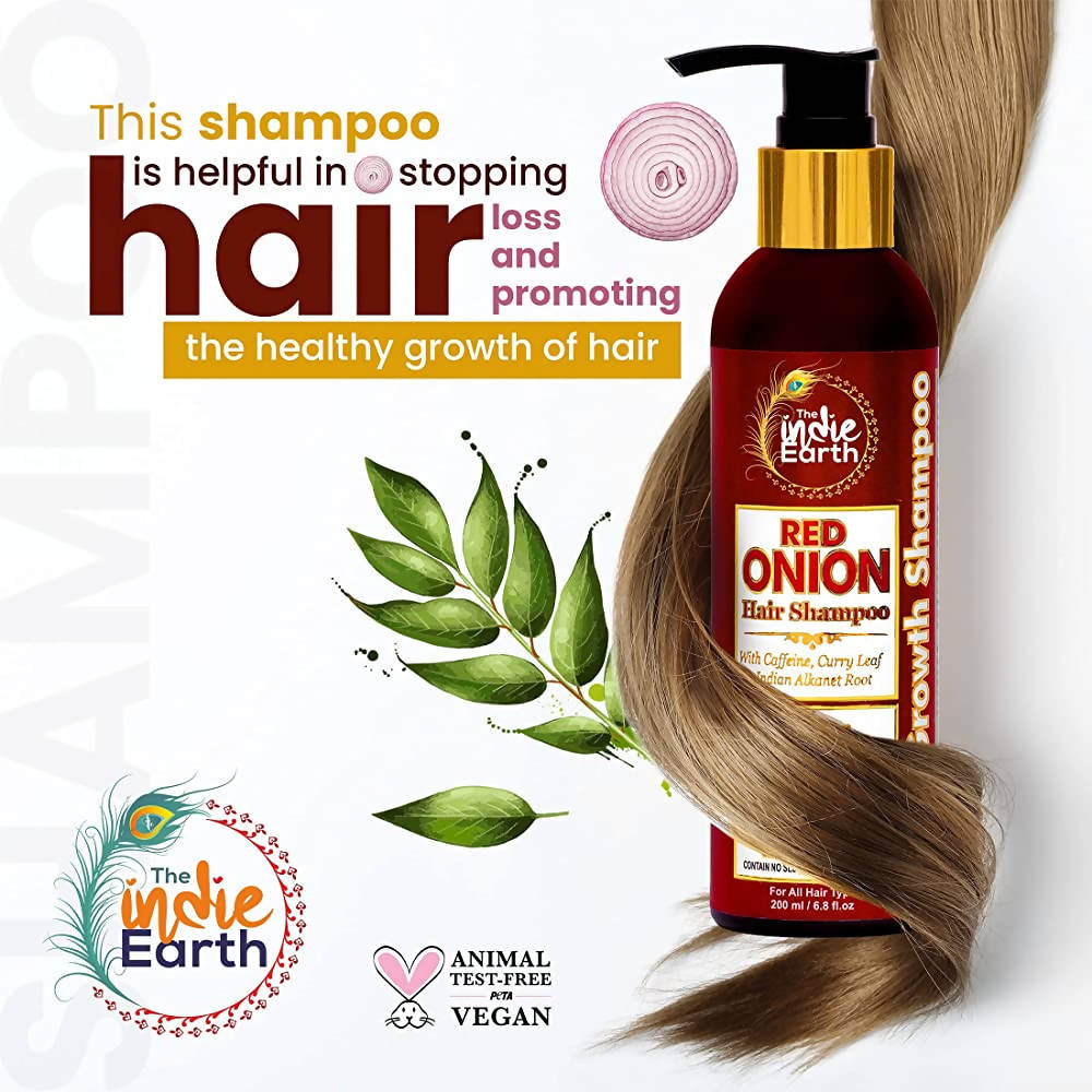 The Indie Earth Red Onion Hair Shampoo - Drmedicart