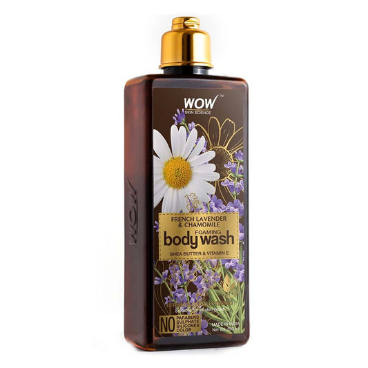 Buy Wow Skin Science French Lavender & Chamomile Foaming Body Wash from DrMediCart, Ship from India to USA