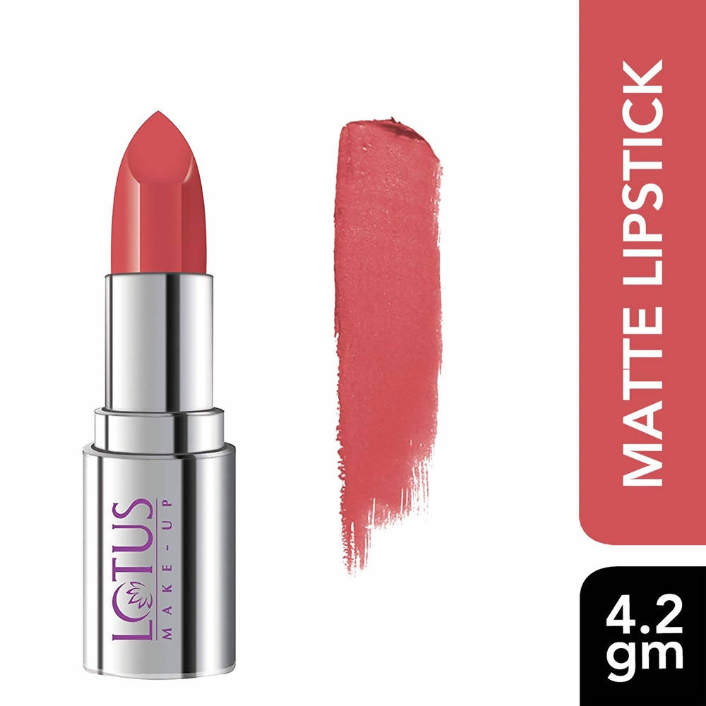 Lotus Makeup Ecostay Butter Matte Lip Colour, Peach Pamela (4.2 Gm) - DrMediCart