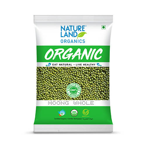 Buy Nature Land Organics Moong Whole from DrMediCart, Ship from India to USA