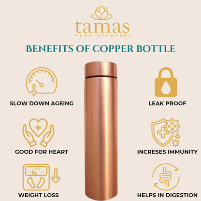 Tamas Jelly Plain Copper Water Bottle