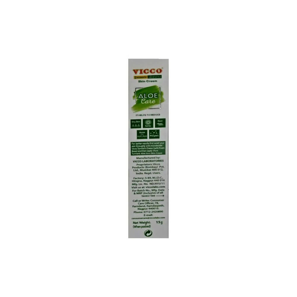 Vicco Turmeric Aloe vera Skin Cream - Drmedicart