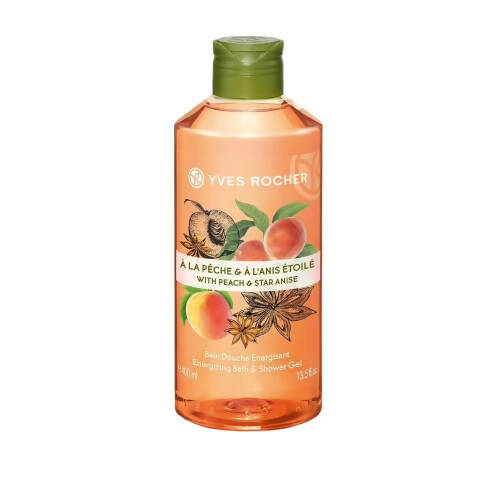 Yves Rocher Peach Star Anise Energizing Bath & Shower Gel - DrMediCart