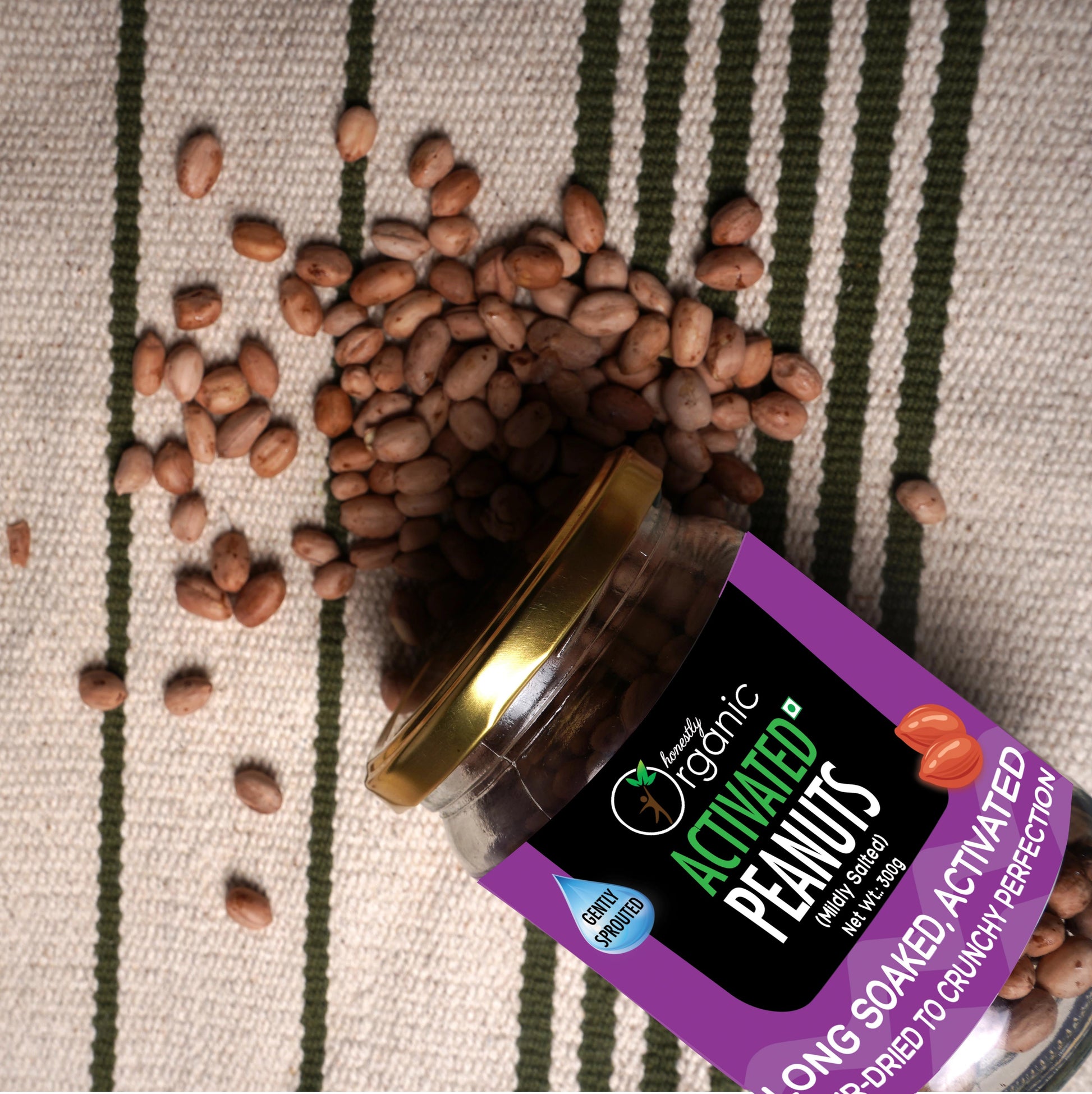 D-Alive Honestly Organic Activated Peanuts (Mildly Salted) - Drmedicart